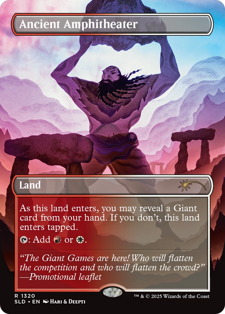 Ancient Amphitheater (Rainbow Foil) [Secret Lair Drop Series] | Webway Games