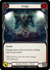 Malign (Blue) [OUT032] (Outsiders)  Rainbow Foil | Webway Games