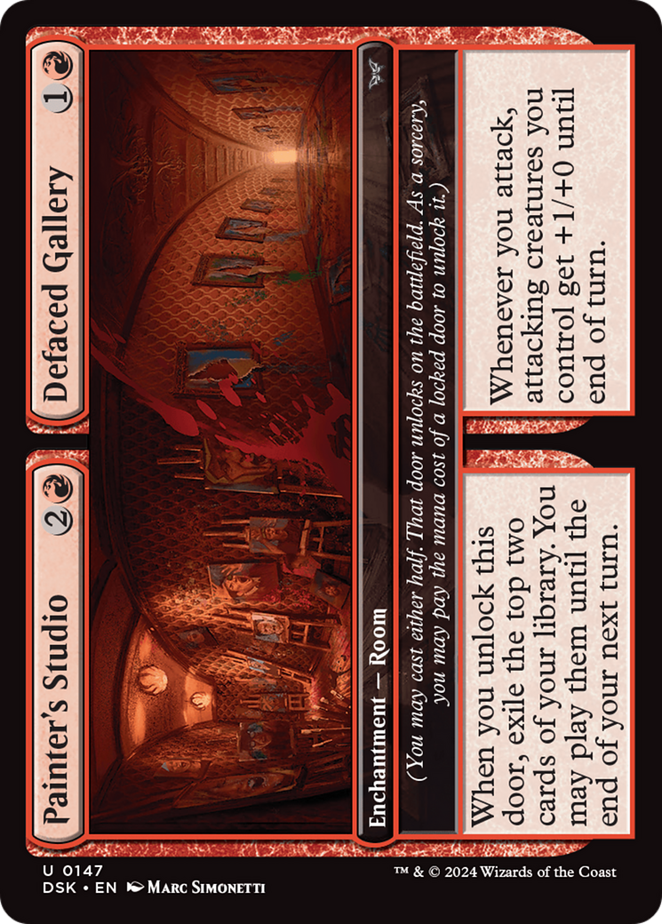Painter's Studio // Defaced Gallery [Duskmourn: House of Horror] | Webway Games