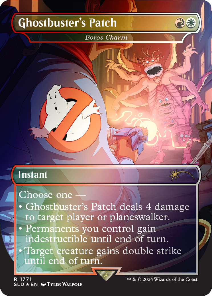 Ghostbuster's Patch - Boros Charm (Rainbow Foil) [Secret Lair Drop Series] | Webway Games