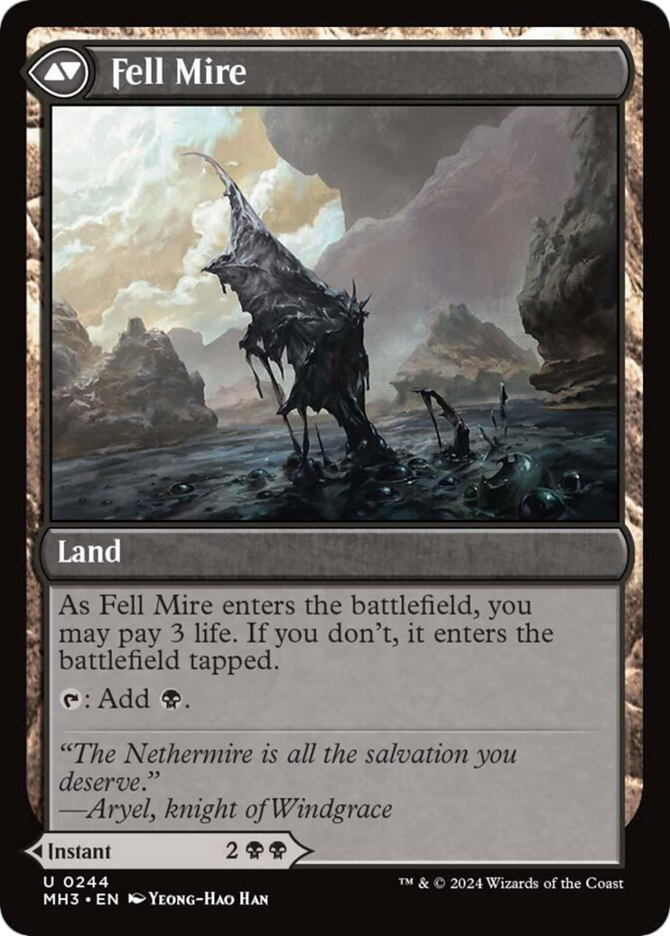 Fell the Profane // Fell Mire [Modern Horizons 3] | Webway Games