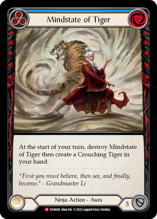 Mindstate of Tiger [DYN048] (Dynasty)  Rainbow Foil | Webway Games