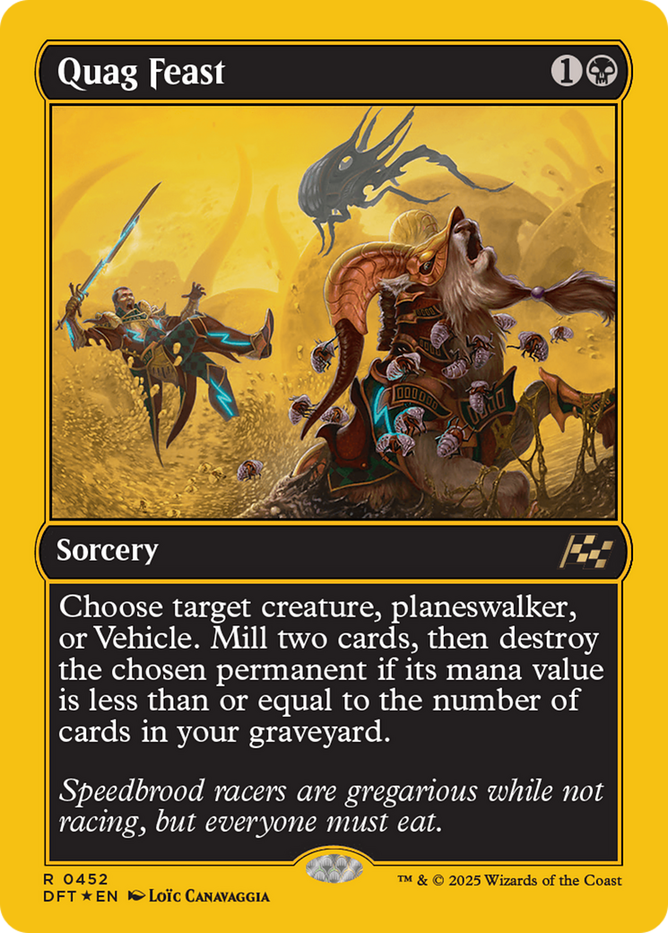 Quag Feast (First-Place Foil) [Aetherdrift] | Webway Games