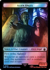 Alien Angel // Clue (0055) Double-Sided Token (Surge Foil) [Doctor Who Tokens] | Webway Games