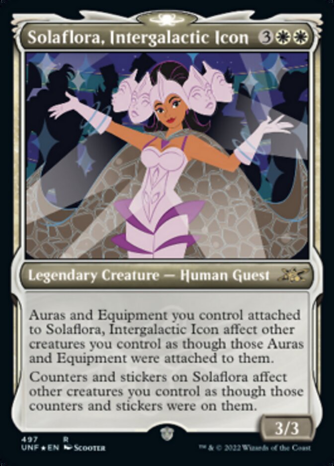 Solaflora, Intergalactic Icon (Showcase) (Galaxy Foil) [Unfinity] | Webway Games