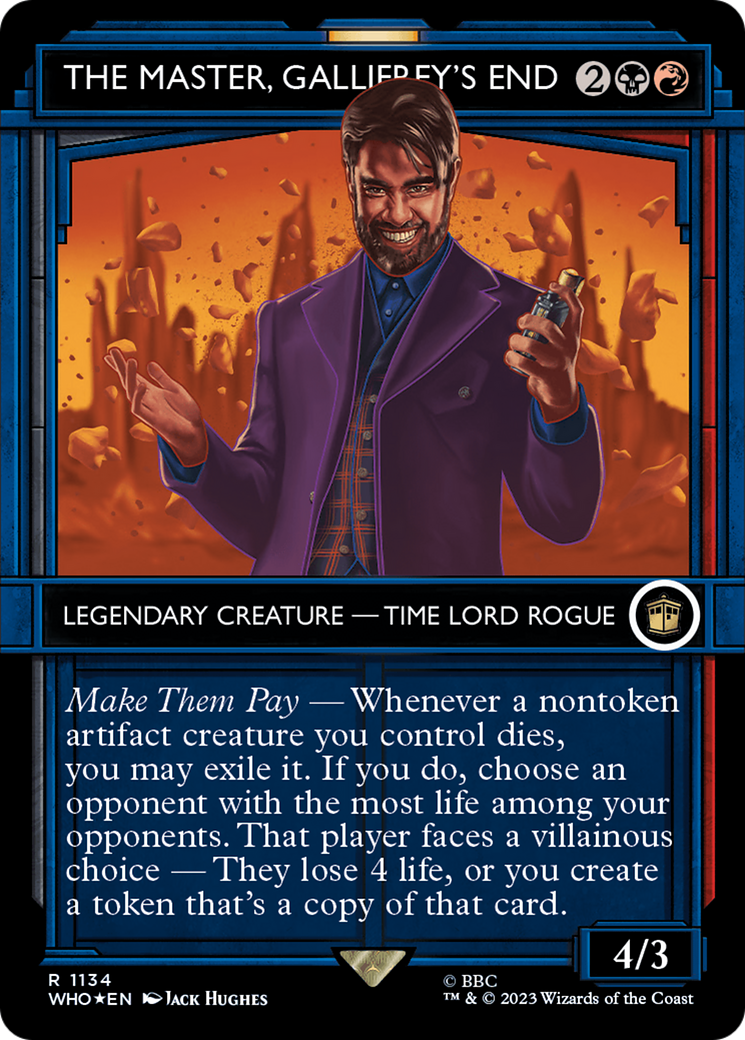 The Master, Gallifrey's End (Showcase) (Surge Foil) [Doctor Who] | Webway Games