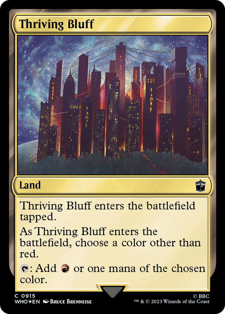 Thriving Bluff (Surge Foil) [Doctor Who] | Webway Games