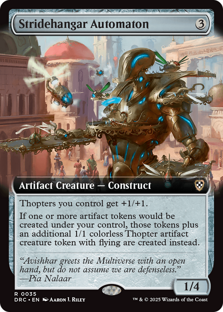 Stridehangar Automaton (Extended Art) [Aetherdrift Commander] | Webway Games