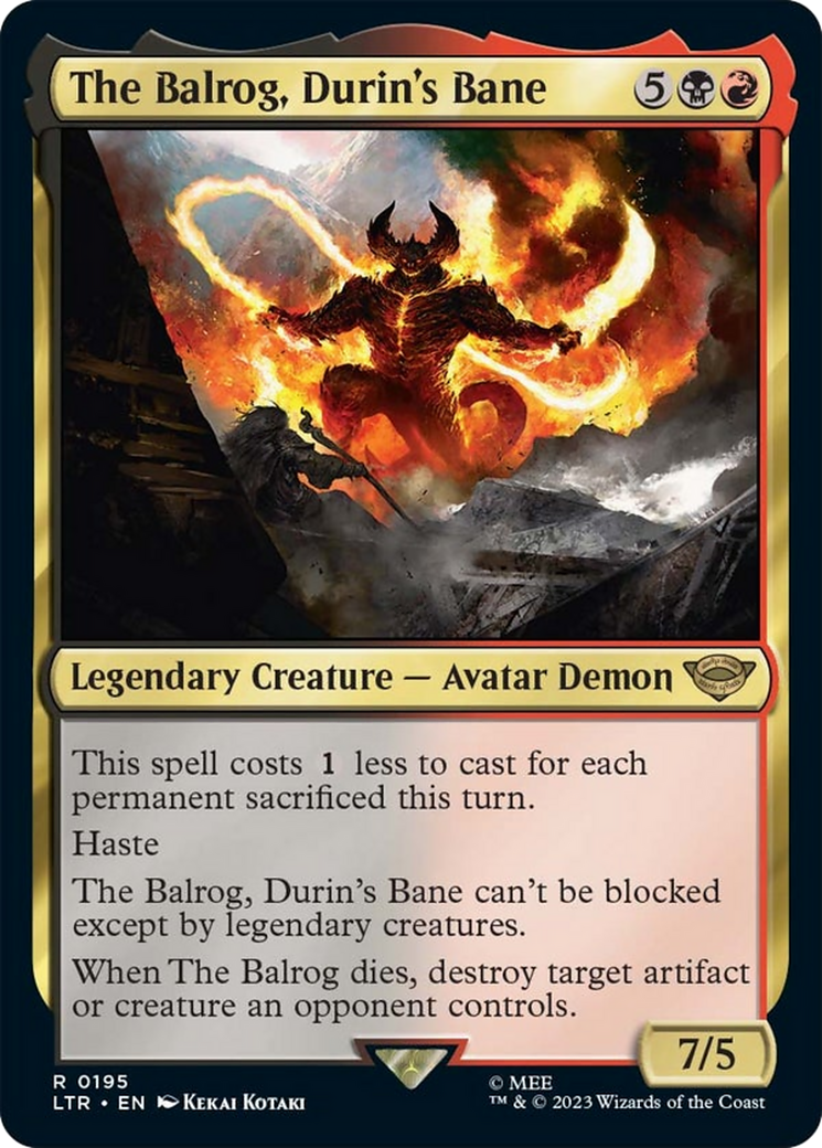 The Balrog, Durin's Bane [The Lord of the Rings: Tales of Middle-Earth] | Webway Games