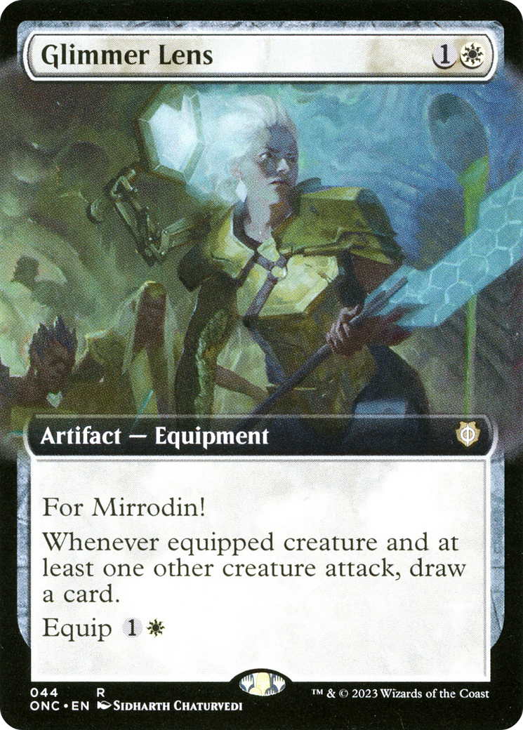 Glimmer Lens (Extended Art) [Phyrexia: All Will Be One Commander] | Webway Games