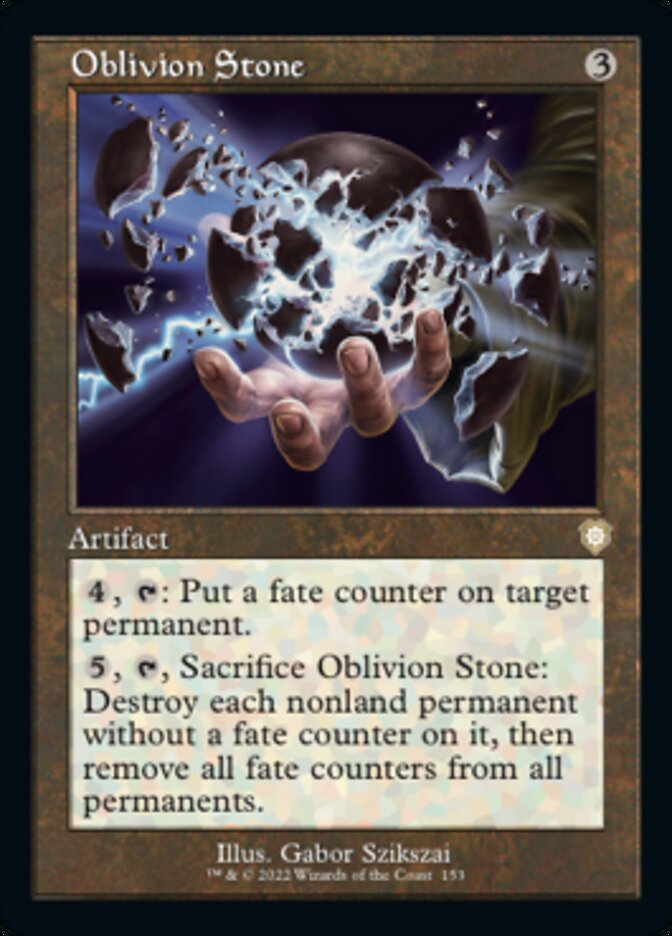 Oblivion Stone (Retro) [The Brothers' War Commander] | Webway Games