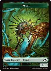 Insect // Elephant Double-Sided Token [Aetherdrift Tokens] | Webway Games
