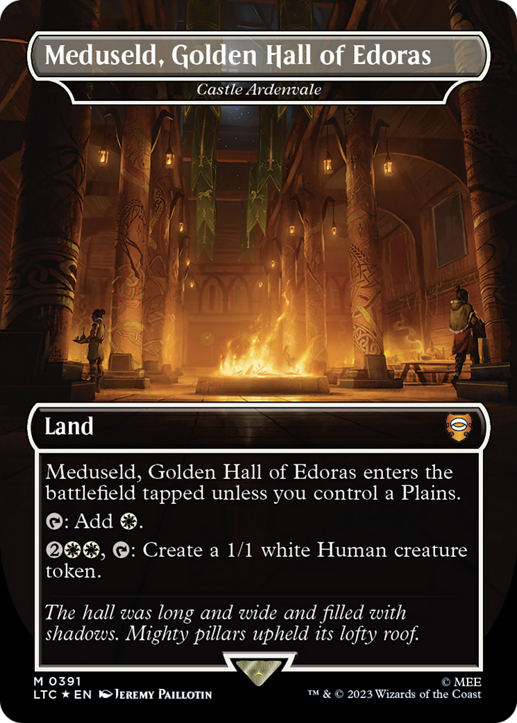 Meduseld, Golden Hall of Edoras - Castle Ardenvale (Surge Foil Realms and Relics) [The Lord of the Rings: Tales of Middle-Earth Commander] | Webway Games