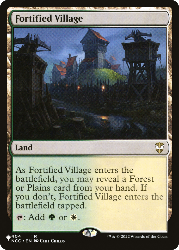 Fortified Village [The List] | Webway Games