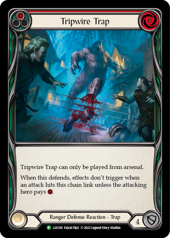 Tripwire Trap (Red) [LGS150] (Promo)  Rainbow Foil | Webway Games