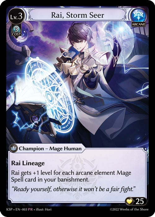 Rai, Storm Seer (3) [Promotional Cards] | Webway Games