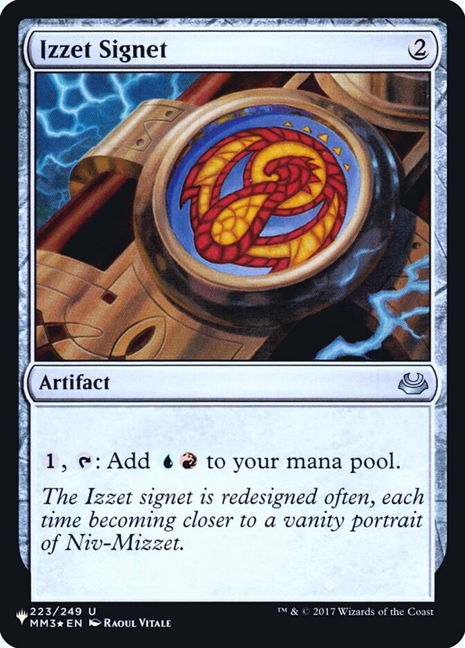 Izzet Signet [Secret Lair: Heads I Win, Tails You Lose] | Webway Games