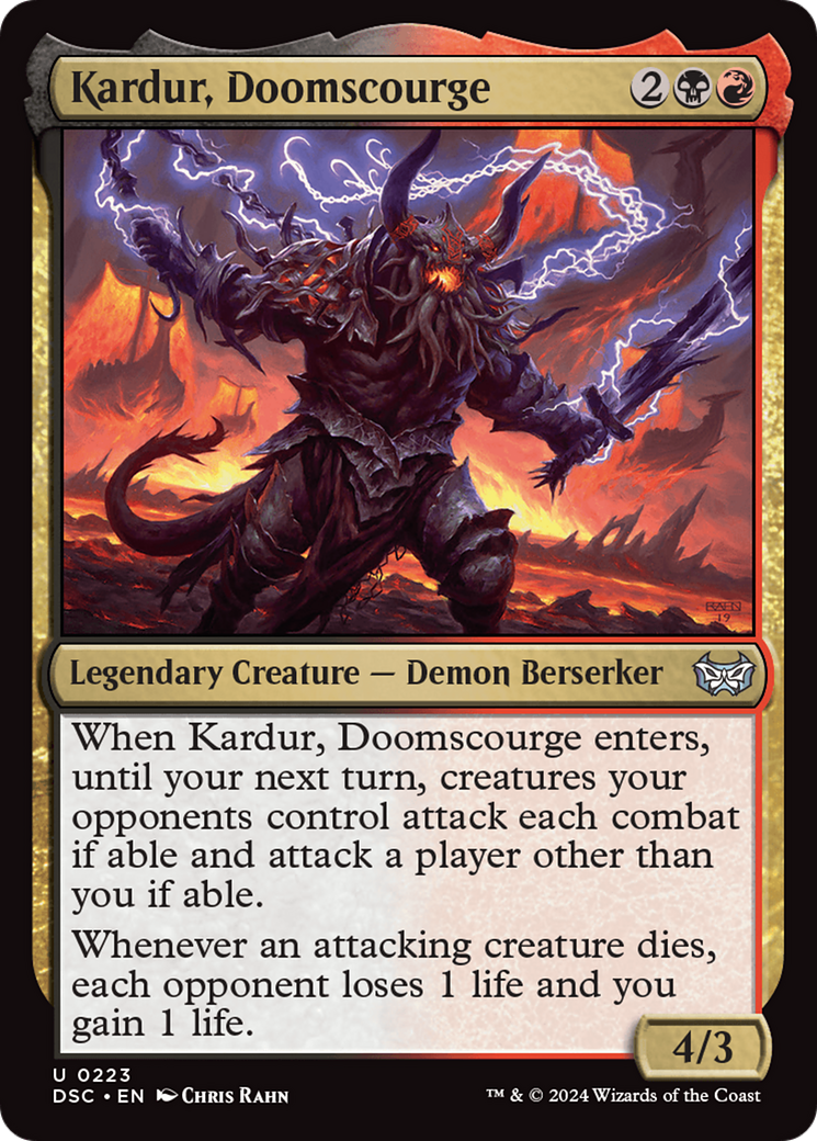 Kardur, Doomscourge [Duskmourn: House of Horror Commander] | Webway Games