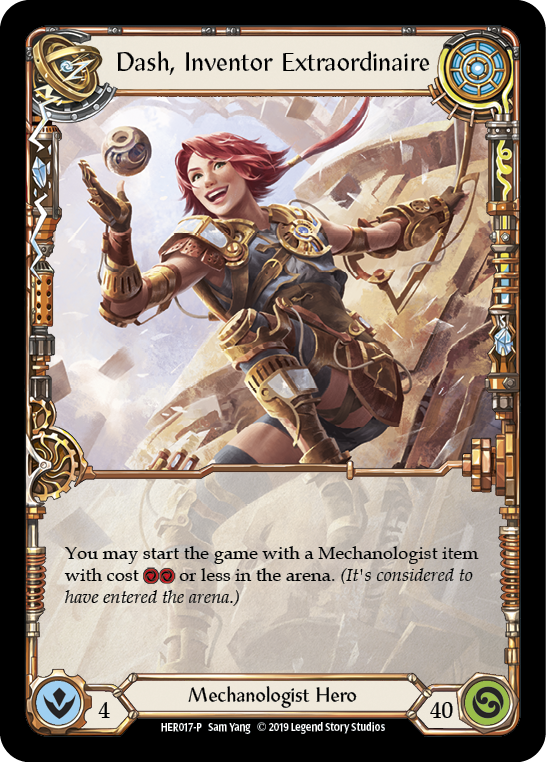 Dash, Inventor Extraordinaire [HER017-P] (Promo)  1st Edition Rainbow Foil | Webway Games