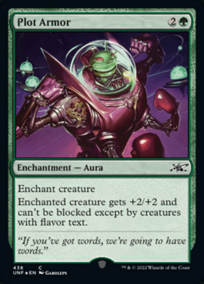 Plot Armor (Galaxy Foil) [Unfinity] | Webway Games