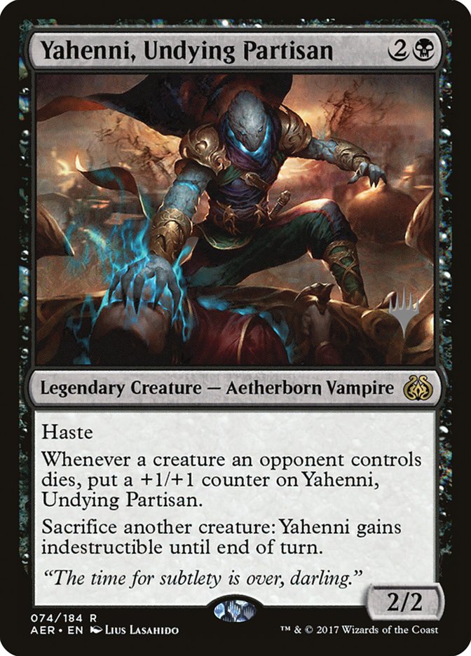 Yahenni, Undying Partisan (Promo Pack) [Aether Revolt Promos] | Webway Games