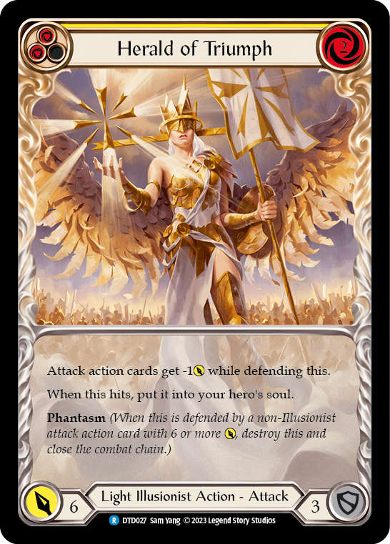 Herald of Triumph (Yellow) [DTD027] (Dusk Till Dawn) | Webway Games