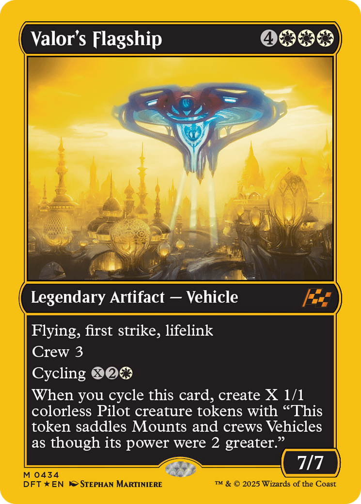 Valor's Flagship (First-Place Foil) [Aetherdrift] | Webway Games