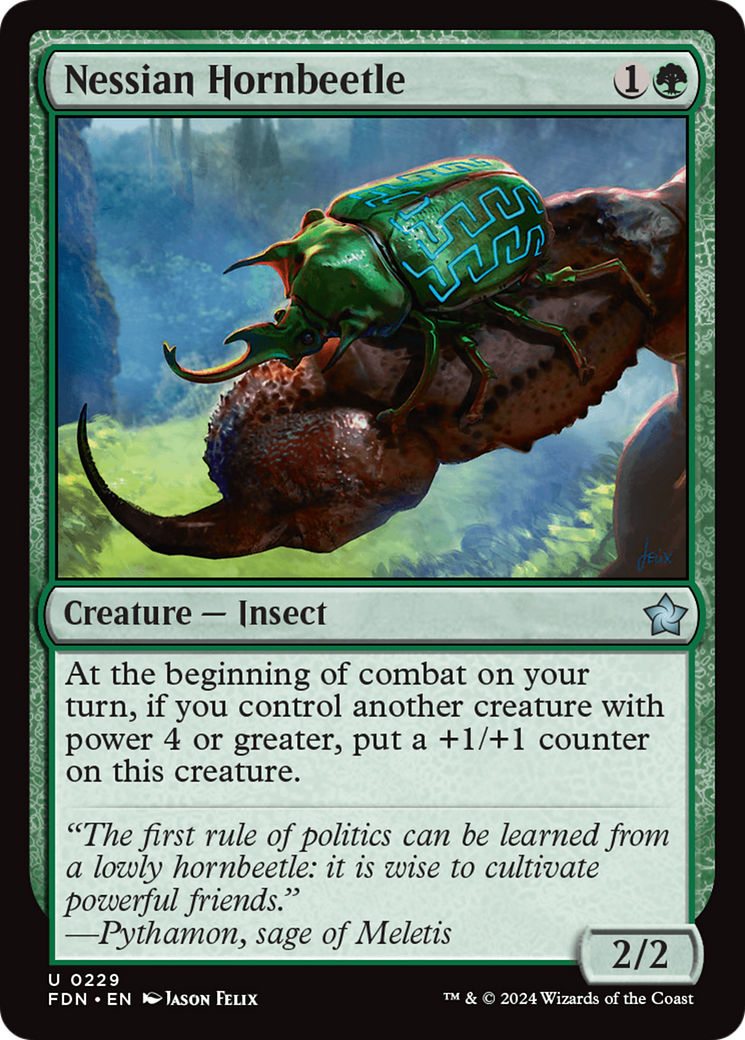 Nessian Hornbeetle [Foundations] | Webway Games