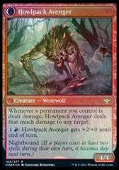 Ill-Tempered Loner // Howlpack Avenger [Innistrad: Crimson Vow Prerelease Promos] | Webway Games