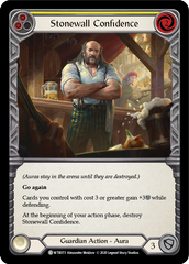 Stonewall Confidence (Yellow) [U-WTR073] (Welcome to Rathe Unlimited)  Unlimited Rainbow Foil | Webway Games