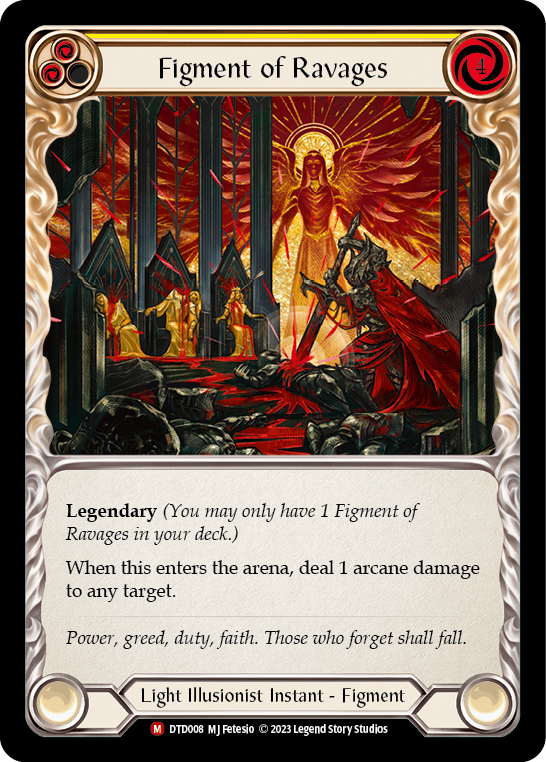 Figment of Ravages // Sekem, Archangel of Ravages [DTD008] (Dusk Till Dawn) | Webway Games