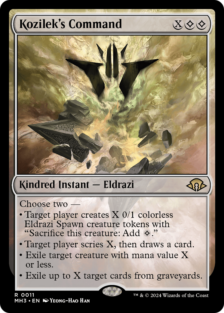 Kozilek's Command [Modern Horizons 3] | Webway Games