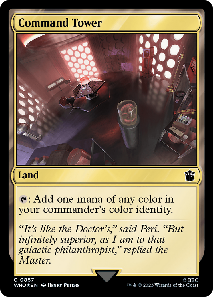 Command Tower (0857) (Surge Foil) [Doctor Who] | Webway Games