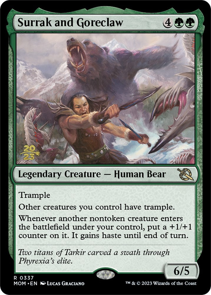 Surrak and Goreclaw [March of the Machine Prerelease Promos] | Webway Games