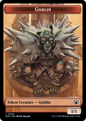 Goblin // Eldrazi Double-Sided Token [March of the Machine Commander Tokens] | Webway Games