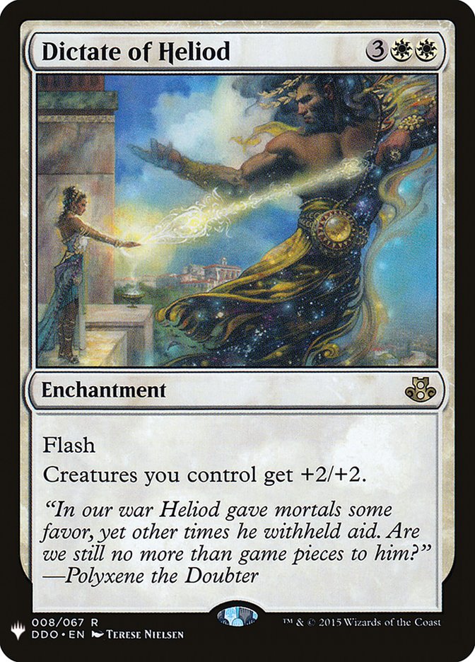 Dictate of Heliod [Mystery Booster] | Webway Games
