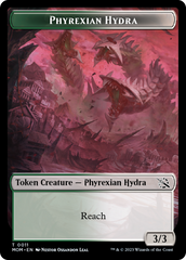 Treasure (21) // Phyrexian Hydra (11) Double-Sided Token [March of the Machine Tokens] | Webway Games