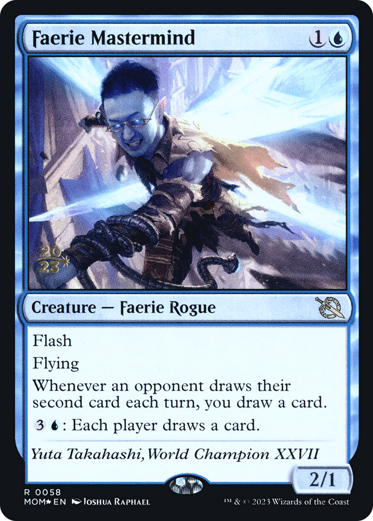 Faerie Mastermind [March of the Machine Prerelease Promos] | Webway Games
