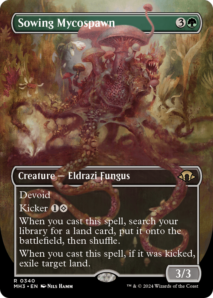 Sowing Mycospawn (Borderless) [Modern Horizons 3] | Webway Games