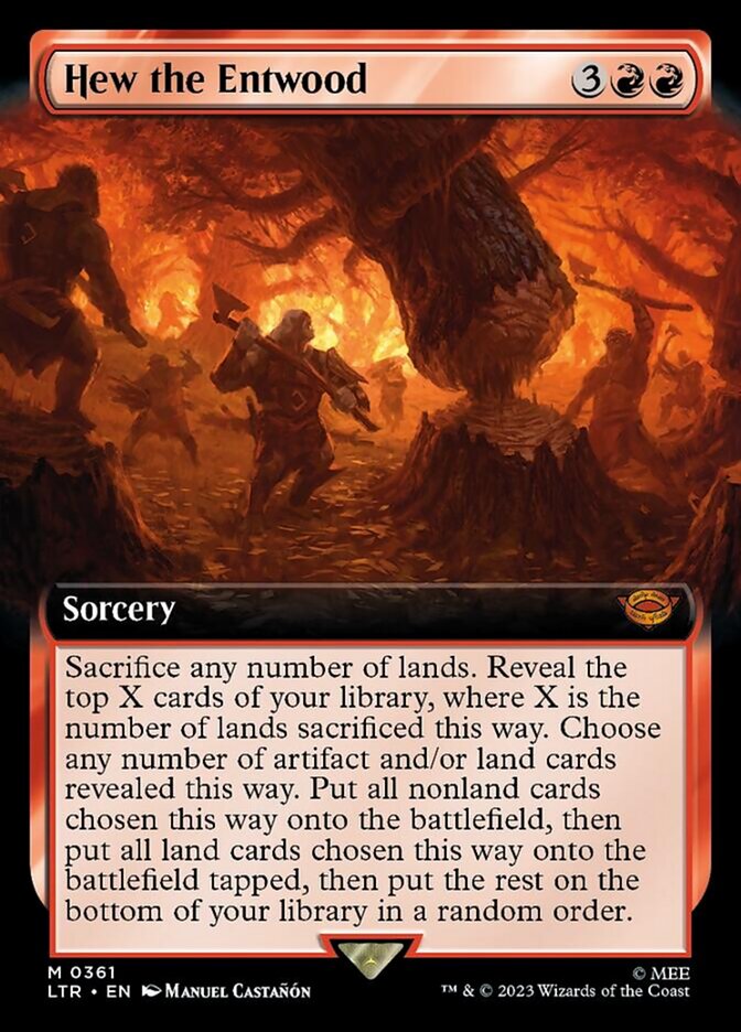 Hew the Entwood (Extended Art) [The Lord of the Rings: Tales of Middle-Earth] | Webway Games