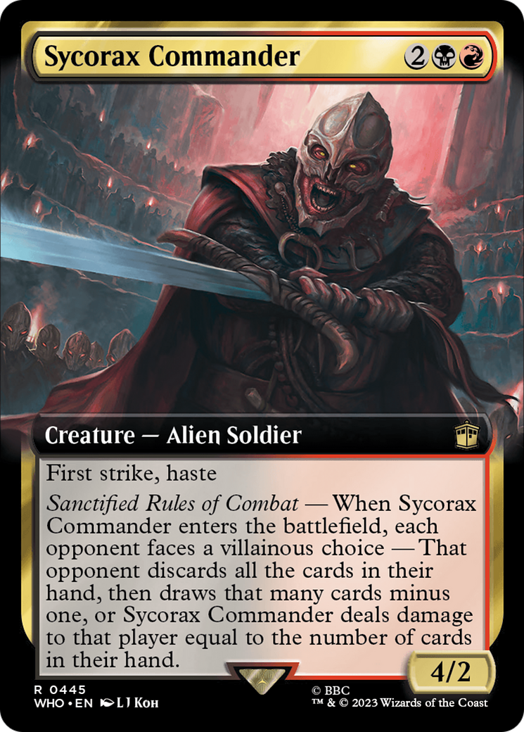Sycorax Commander (Extended Art) [Doctor Who] | Webway Games
