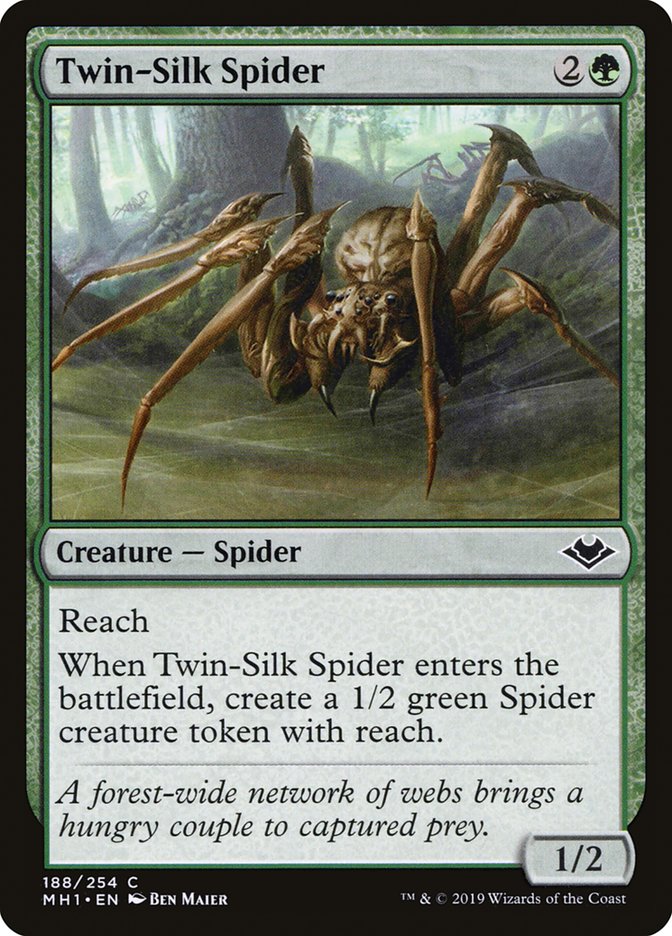 Twin-Silk Spider [Modern Horizons] | Webway Games