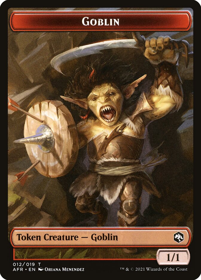 Lost Mine of Phandelver // Goblin Double-Sided Token [Dungeons & Dragons: Adventures in the Forgotten Realms Tokens] | Webway Games