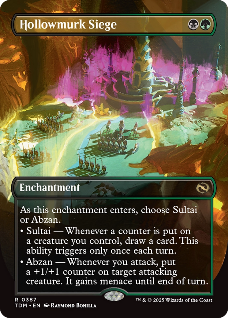 Hollowmurk Siege (Borderless) [Tarkir: Dragonstorm] | Webway Games