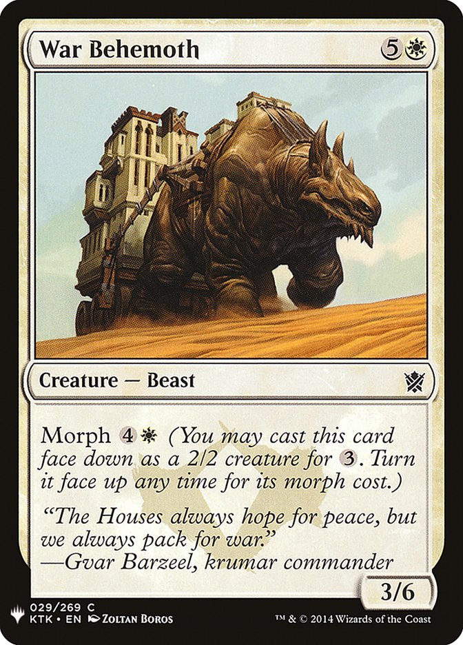 War Behemoth [Mystery Booster] | Webway Games