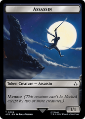 Assassin // A Mysterious Creature Double-Sided Token [Assassin's Creed Tokens] | Webway Games