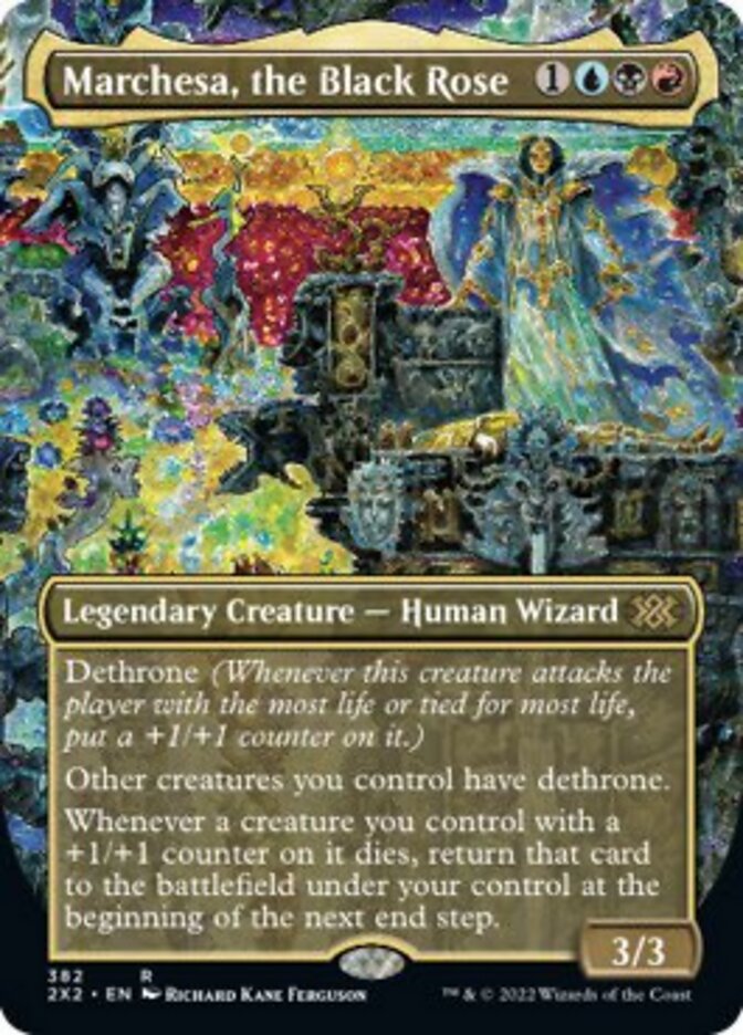 Marchesa, the Black Rose (Borderless Alternate Art) [Double Masters 2022] | Webway Games