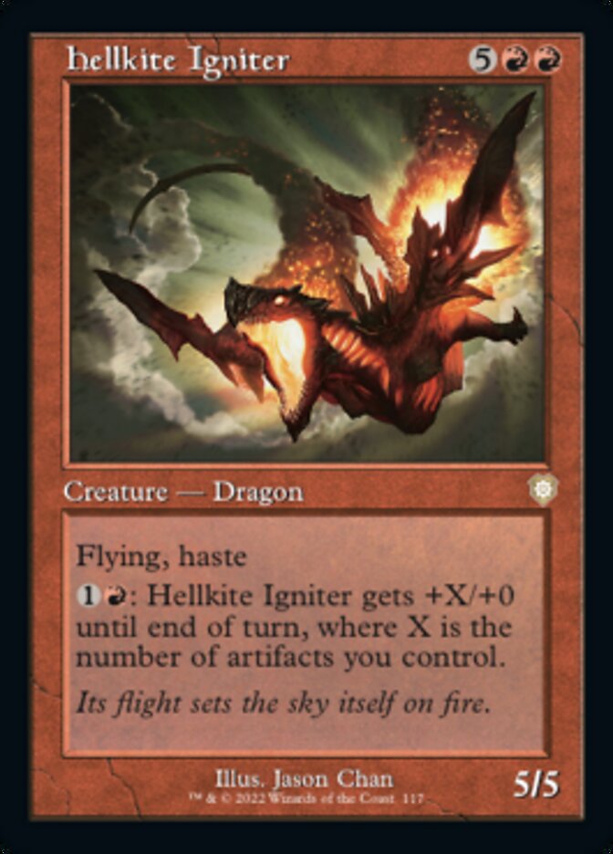 Hellkite Igniter (Retro) [The Brothers' War Commander] | Webway Games