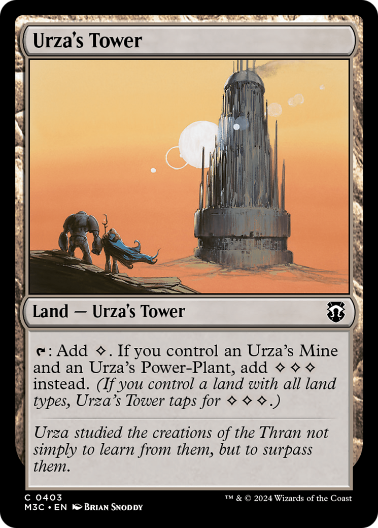 Urza's Tower (Ripple Foil) [Modern Horizons 3 Commander] | Webway Games