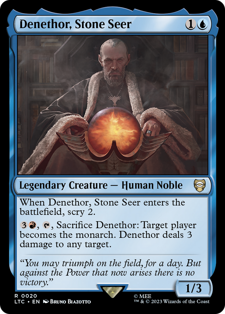 Denethor, Stone Seer [The Lord of the Rings: Tales of Middle-Earth Commander] | Webway Games
